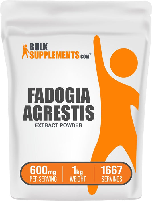 BulkSupplements.com Fadogia Agrestis Extract Powder - 600mg Energy Boost Supplement - Gluten Free - 1kg (2.2 lbs)