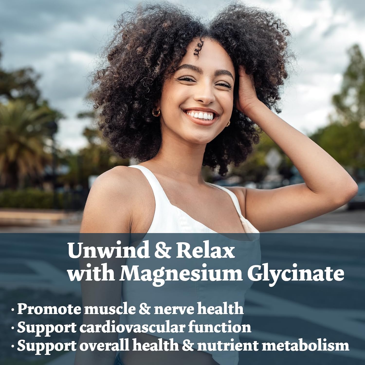 Bumjazz Magnesium Glycinate Gummies with Magnesium L-Threonate - Sugar-Free Supplement for Mood & Rest - 60 Count