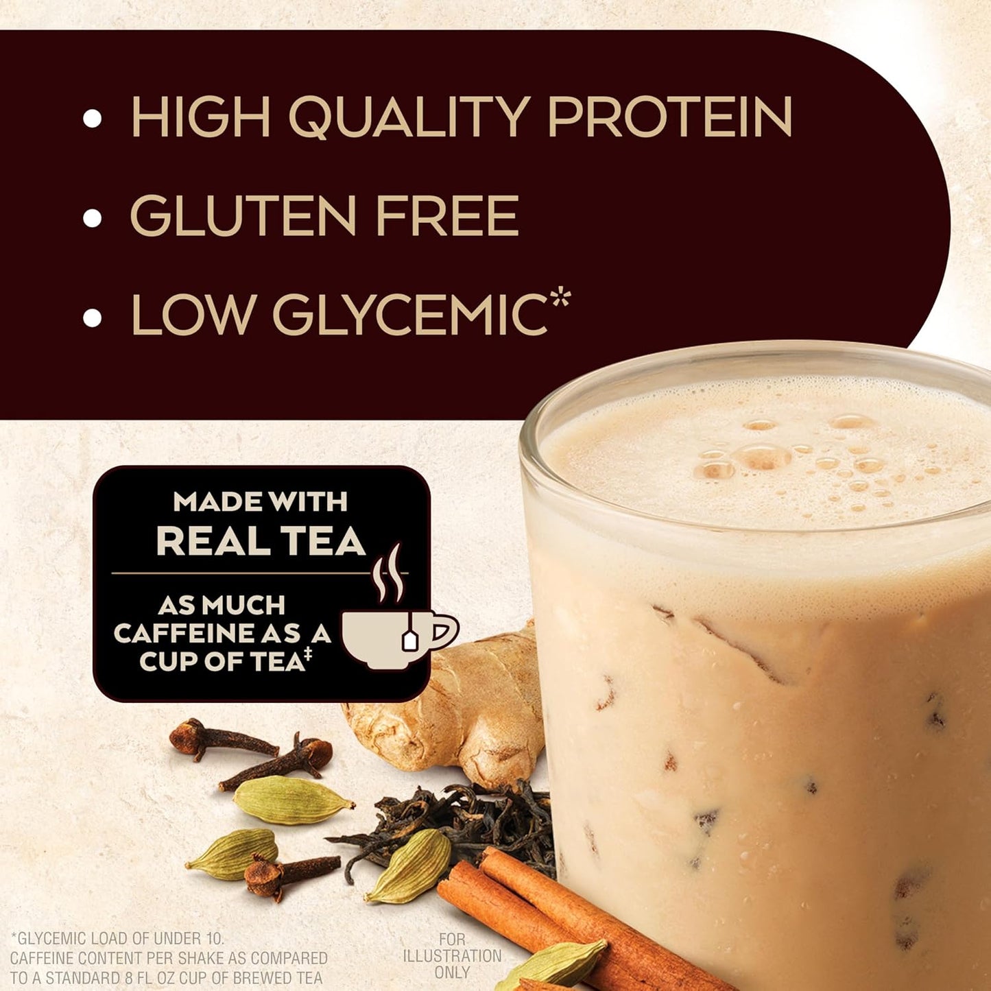 Bundle: Atkins Chai Tea Latte Protein Shake & Blueberry Greek Yogurt Protein Meal Bar - 15g Protein, Low Net Carbs & Sugar