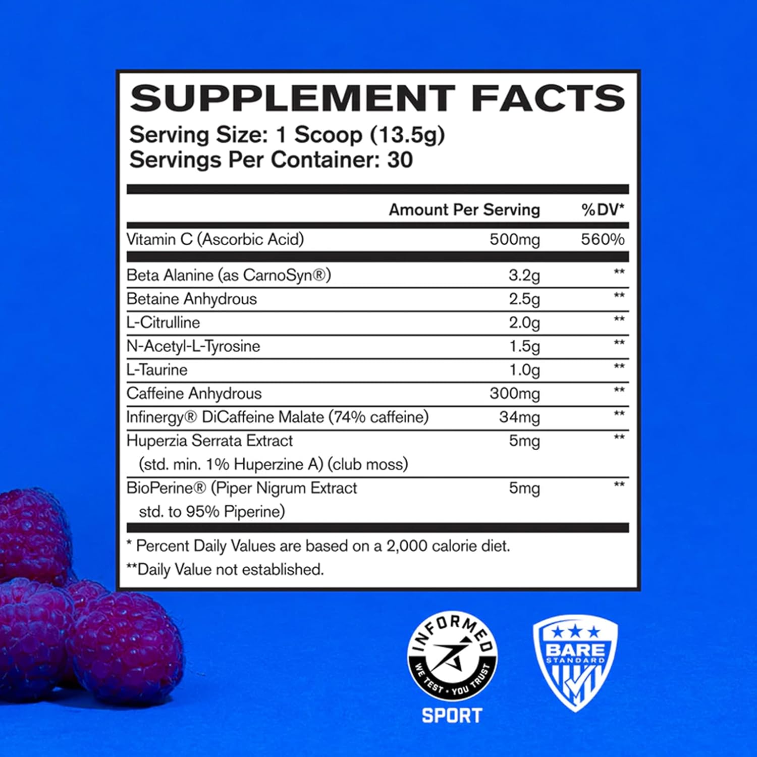 Bundle: BARE PERFORMANCE NUTRITION BPN Creatine Monohydrate & Flight Pre Workout (Blue Raspberry) for Enhanced Performance