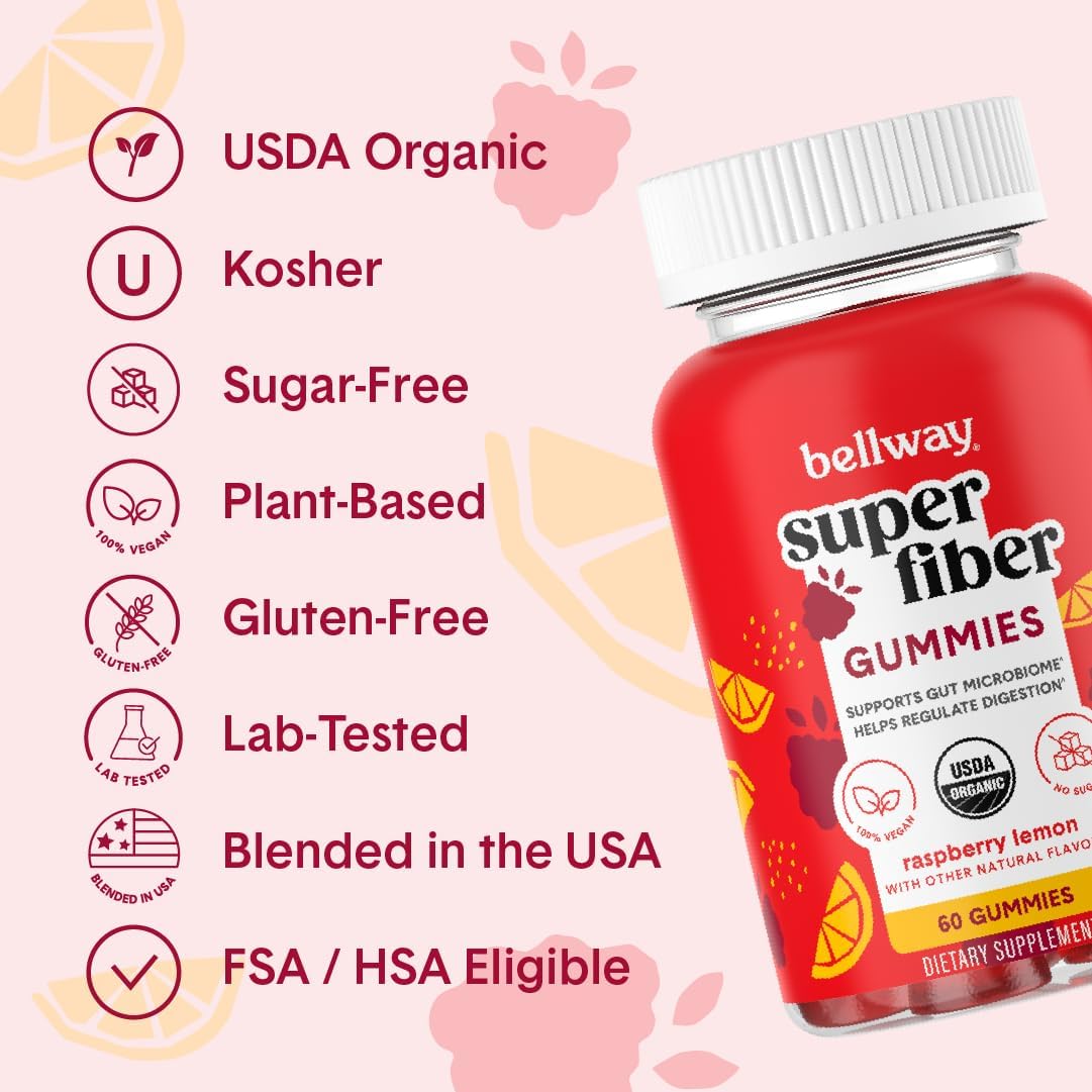 Bundle: Bellway Super Fiber Powder and Pineapple Passion Fruit Gummies - Boost Your Fiber Intake!