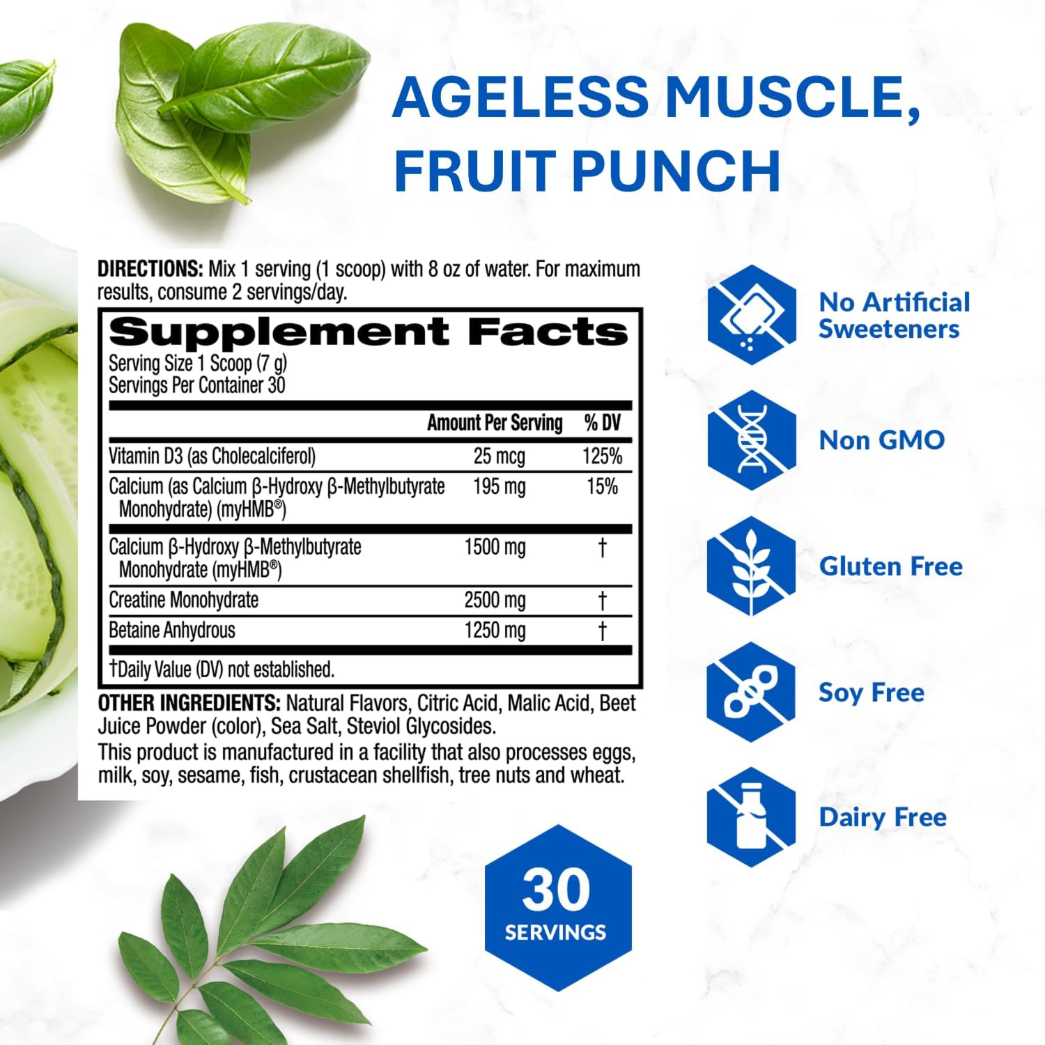 Bundle: BioTrust Ageless Muscle (Fruit Punch) & Multi Collagen (Unflavored) - Boost Muscle Health and Collagen Production