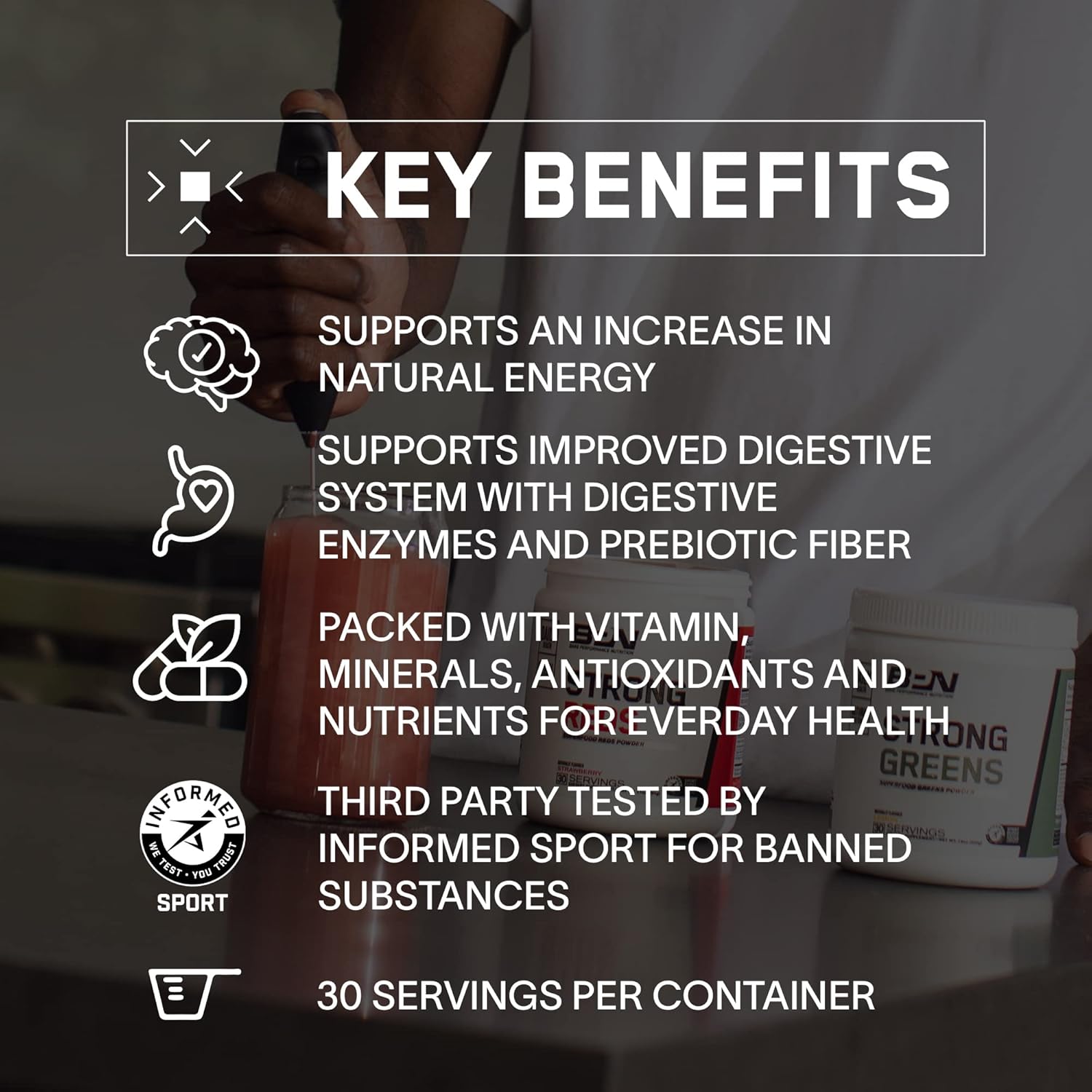 Bundle: BPN Creatine Monohydrate & Strong Reds for Enhanced Performance