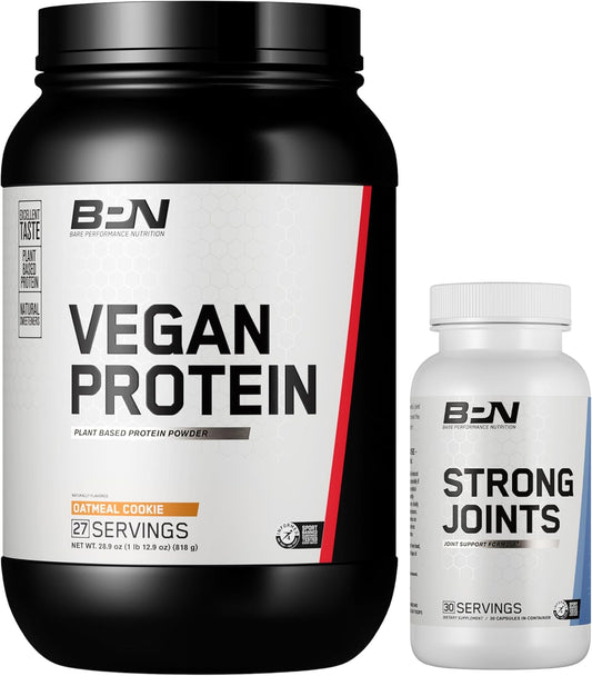 Bundle: BPN Vegan Oatmeal Cookie Protein + Joint Support for Strength