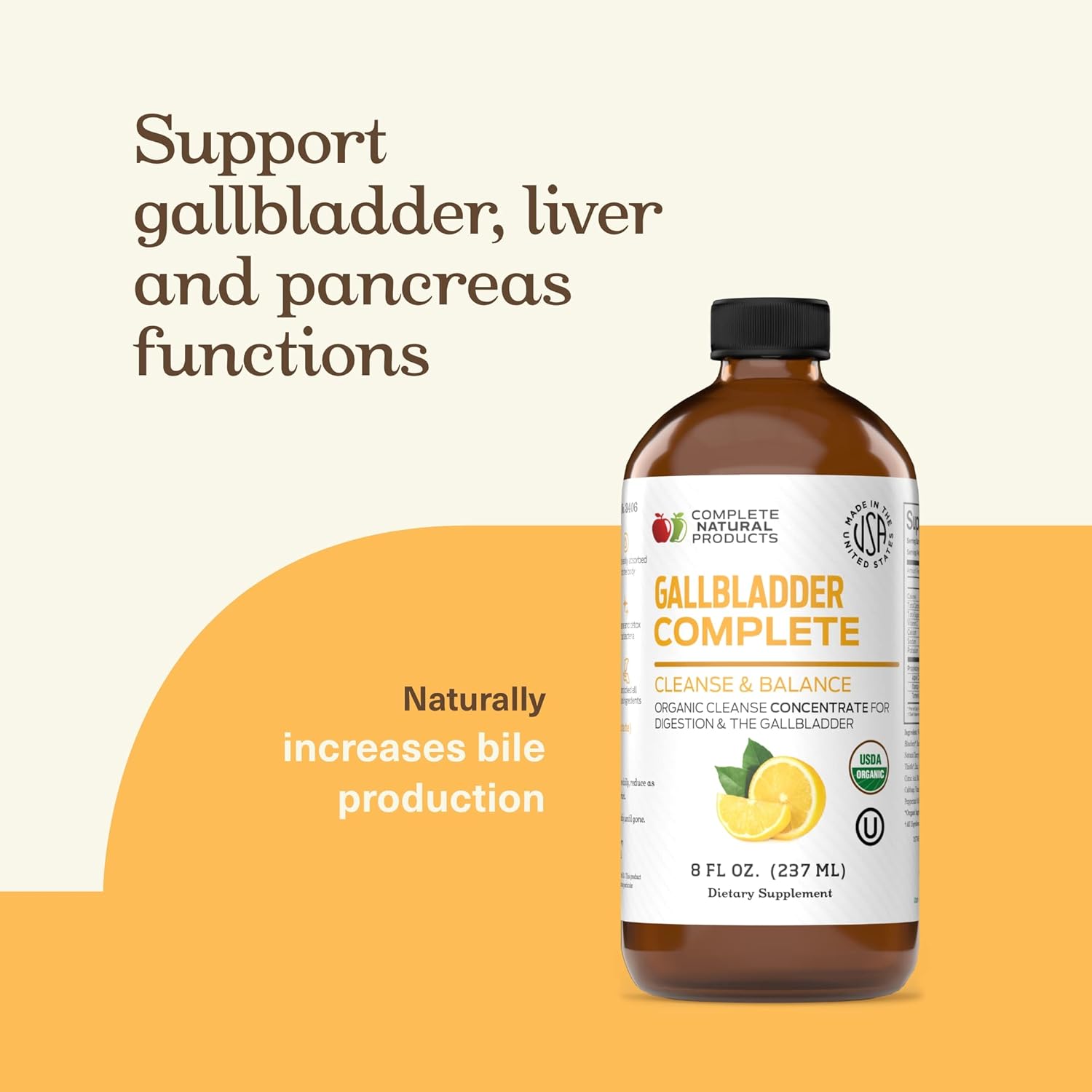 Bundle: Complete Natural Products Liver & Gallbladder Cleanse - 8oz Balance Kit