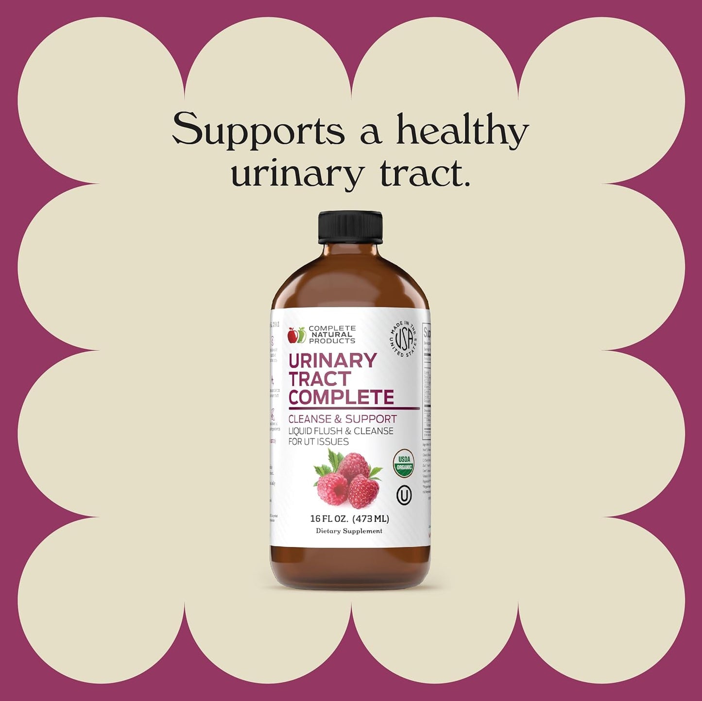 Bundle: Complete Natural Products Urinary Tract & Liver Support - 12oz & 16oz