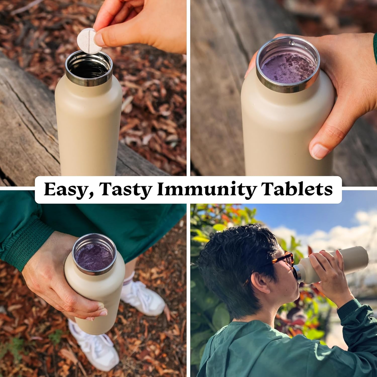 Bundle Deal: Drinklits Lemon Immune Support Tablets - 2 Tubes | Daily Immunity Boost with Vitamins, Electrolytes, and Herbal Blend | 20 Servings