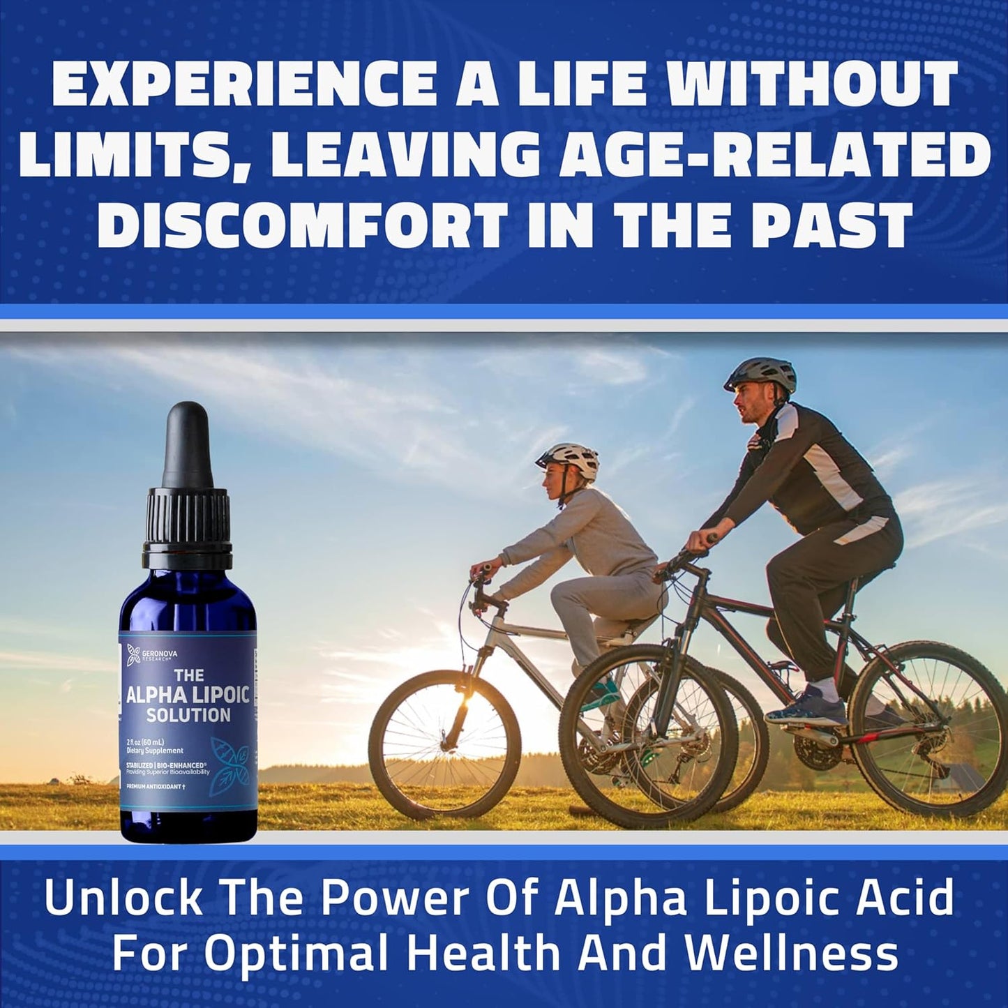 Bundle: Geronova R-Lipoic Acid Capsules and Bio-Enhanced Powder