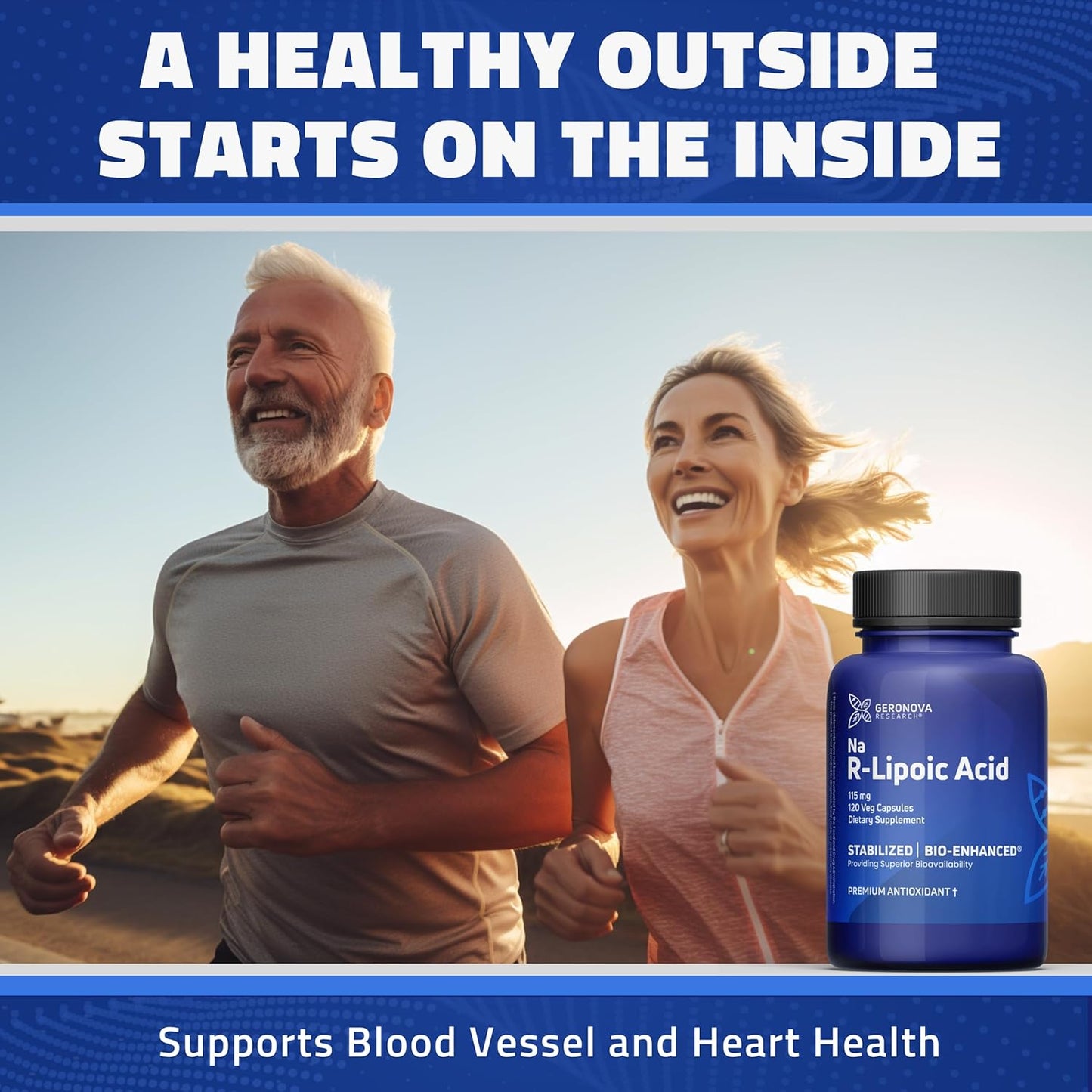 Bundle: Geronova R-Lipoic Acid Capsules and Bio-Enhanced Powder