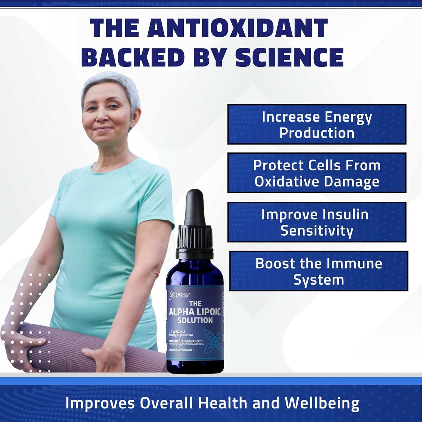 Bundle: Geronova Research R-Lipoic Acid 300mg Capsules + The Alpha Lipoic Solution