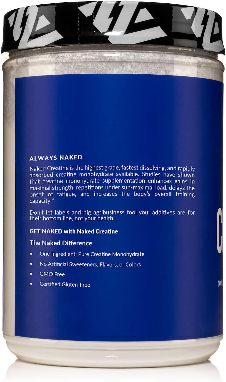 Bundle: Naked Pure Micronized Creatine Monohydrate & L-Glutamine - 200 Servings + 240 Capsules - Vegan, Non-GMO, Gluten Free - Muscle Support & Protein Synthesis - No Artificial Ingredients