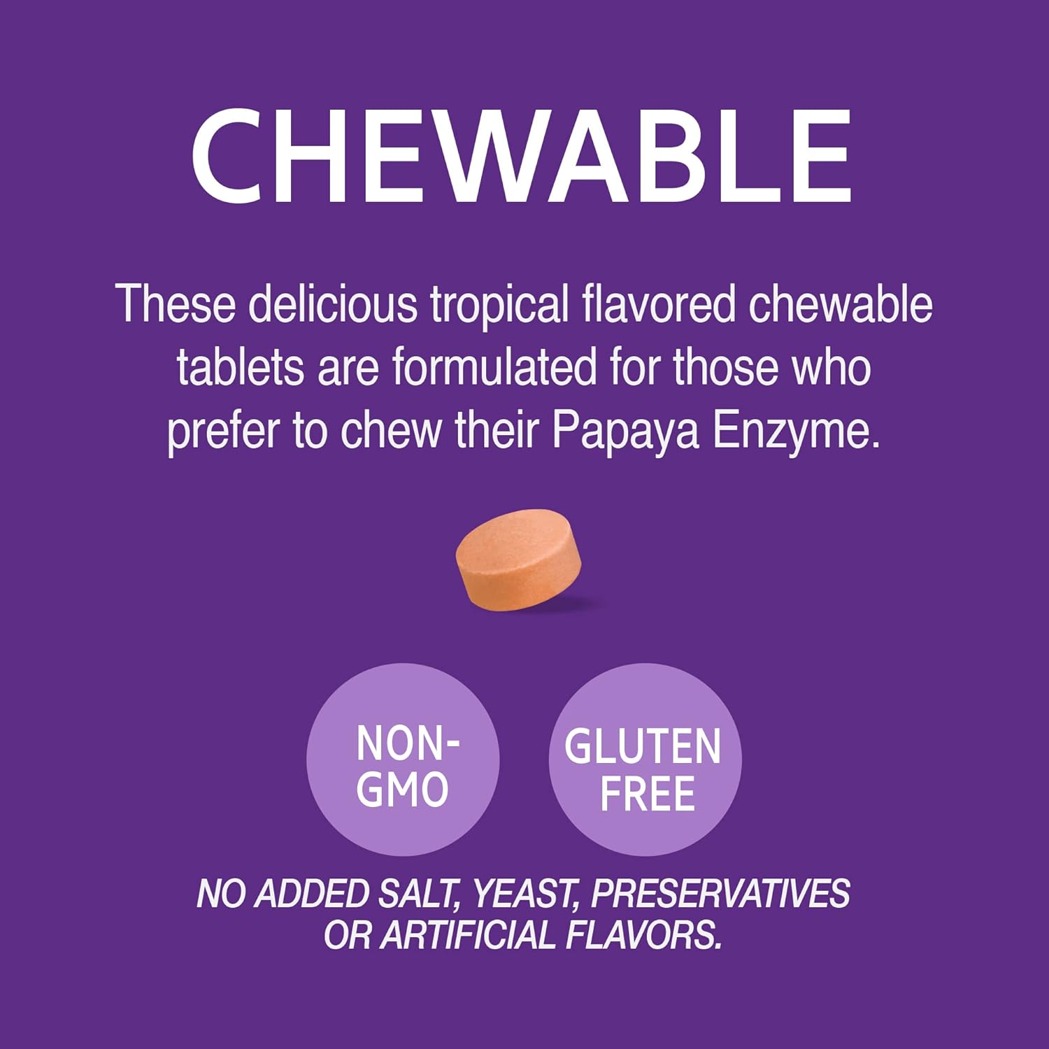 Bundle of American Health and 21st Century Papaya Enzyme Chewable Tablets - 700 Count