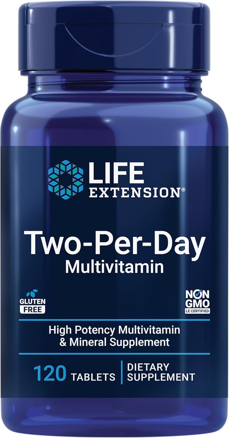 Bundle of Life Extension Advanced Milk Thistle & Two-Per-Day High Potency Multi-Vitamin & Mineral