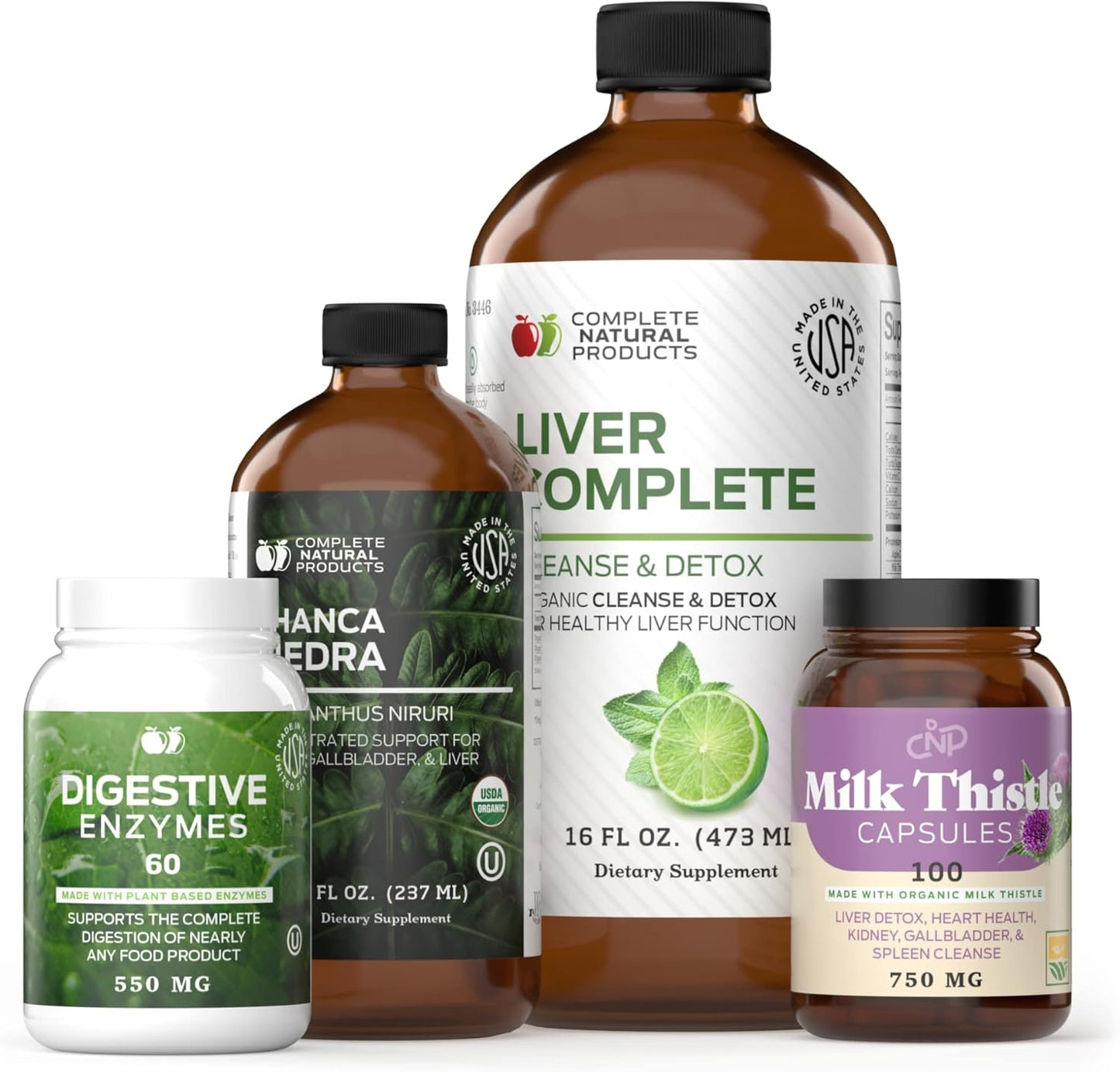 Bundle of Liver Complete & Gallbladder Complete Natural Products - 8oz Size