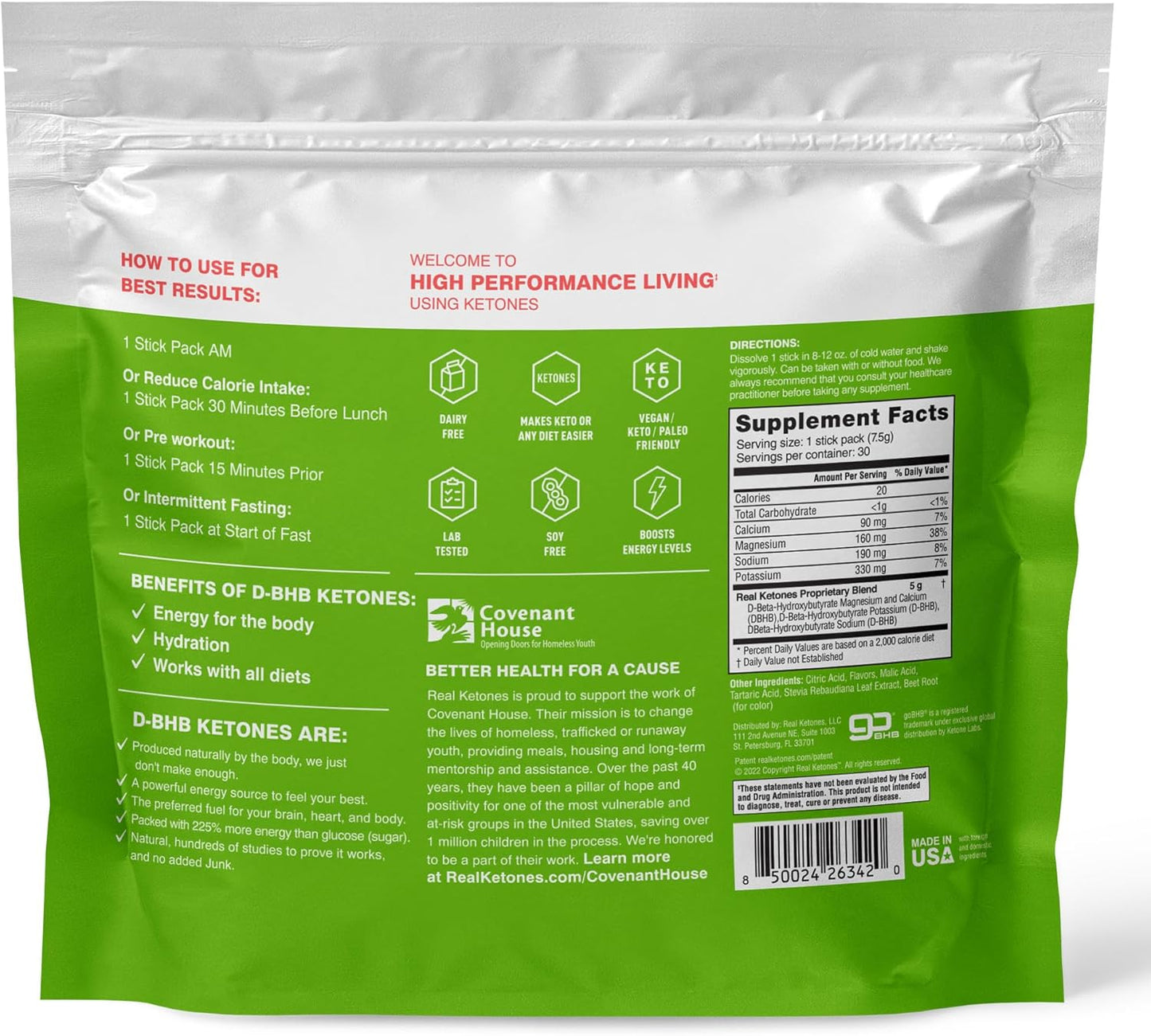 Bundle of Real Ketones Watermelon Shift Electrolytes & Intermittent Fasting Electrolytes with BHB Exogenous Ketones for Men (30 Count Each) - Weight Loss Support