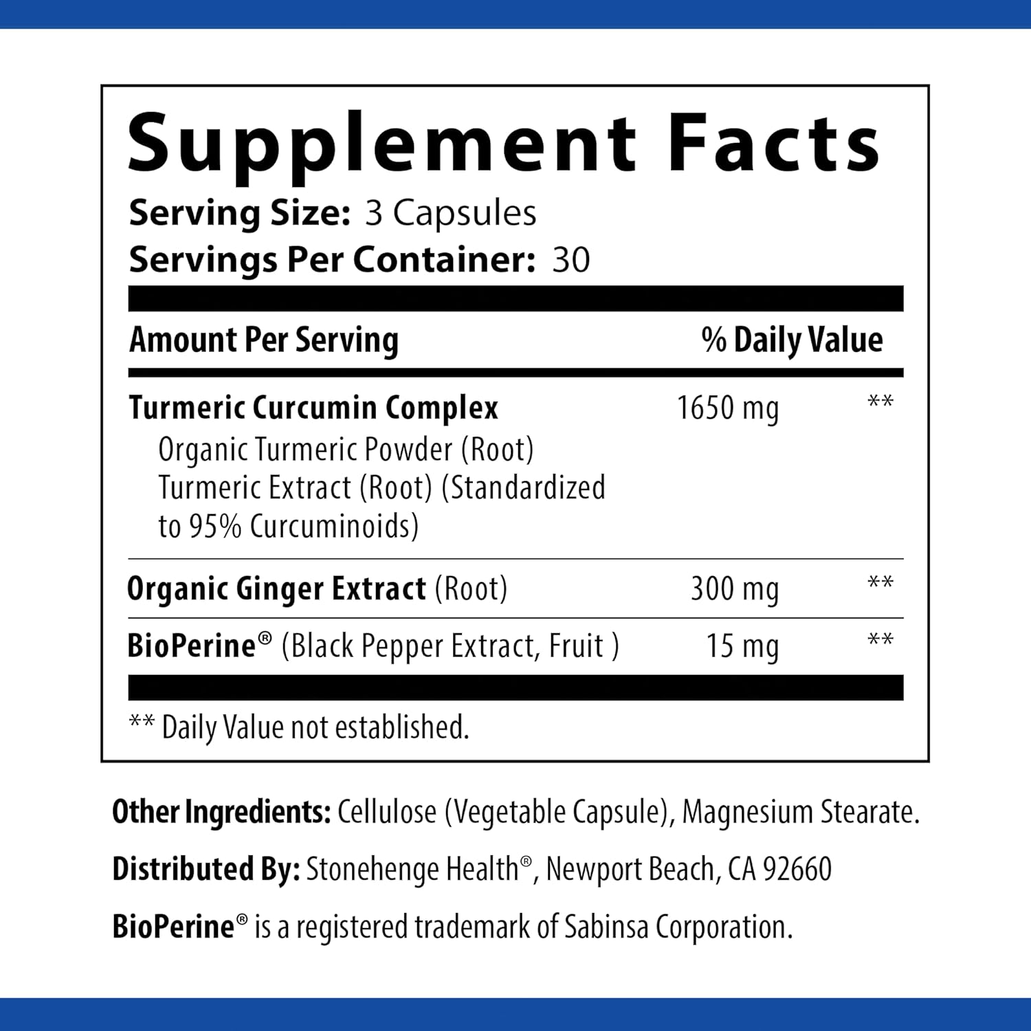 Bundle of Stonehenge Health Dynamic Nerve and Dynamic Turmeric Supplements for Comfort and Nerve Health