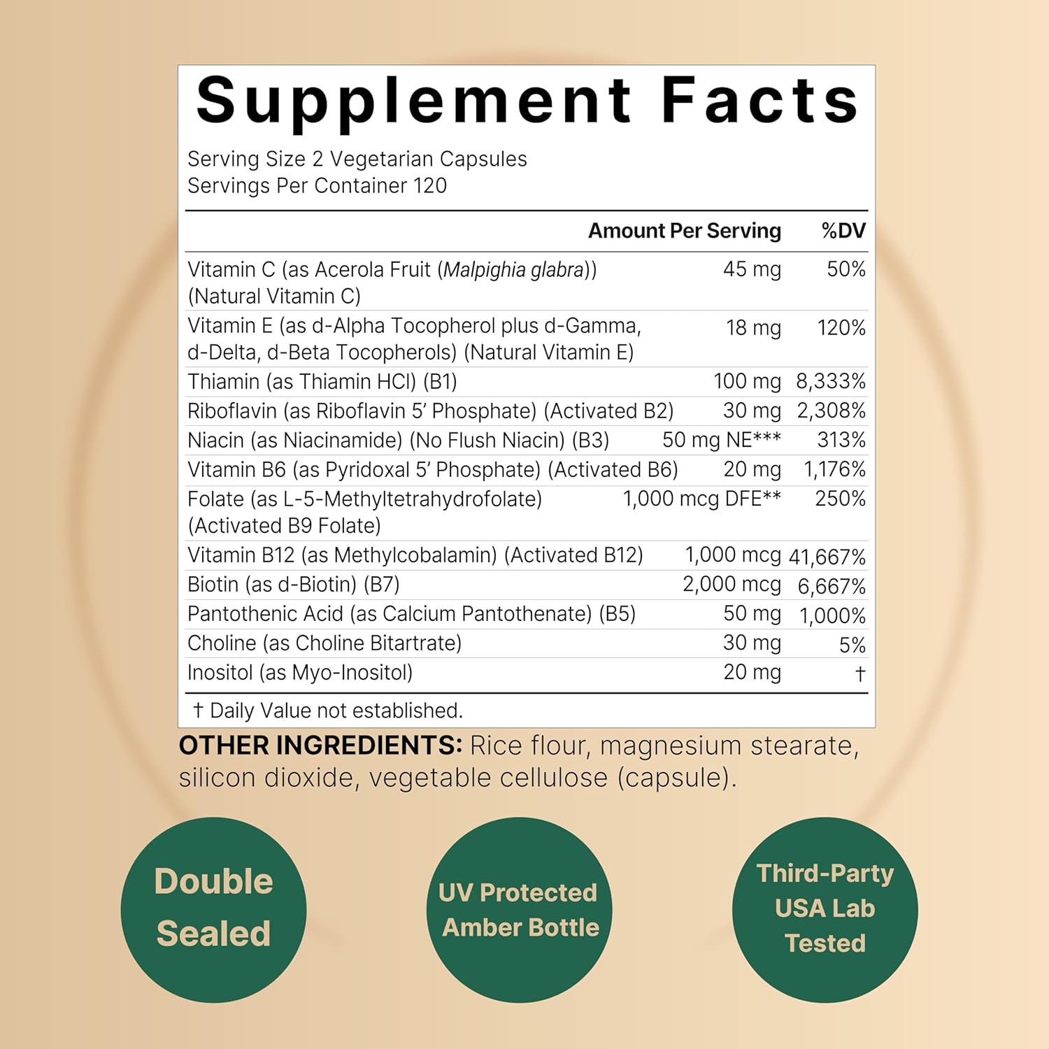 Bundle Pack of NatureBell Magnesium Glycinate Capsules 500mg & Vitamin B Complex for Women - 240 Veggie Capsules | Chelated Mineral for Immune, Energy, Prenatal Support