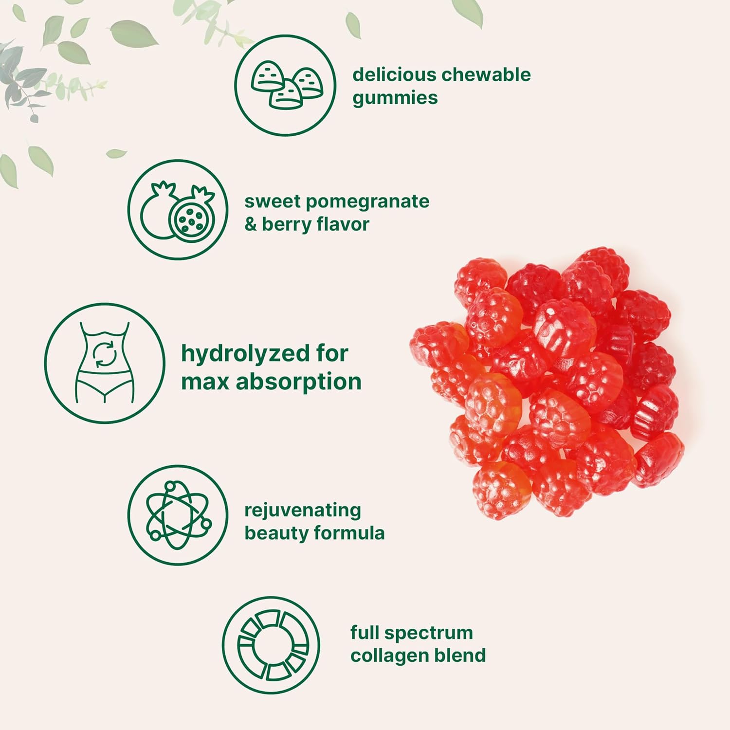 Bundle Pack: Omega-3 Fish Oil Softgels & Collagen Peptides Gummies | Wild-Caught Fish, Lemon Flavor | High Protein Types I, II, III, V, X | Burpless Formula