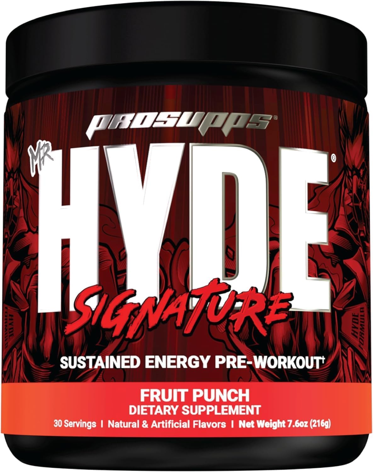 Bundle: PROSUPPS L-Carnitine 3000 Berry Liquid Shots + Mr. Hyde Signature Series Fruit Punch Pre-Workout Powder for Energy