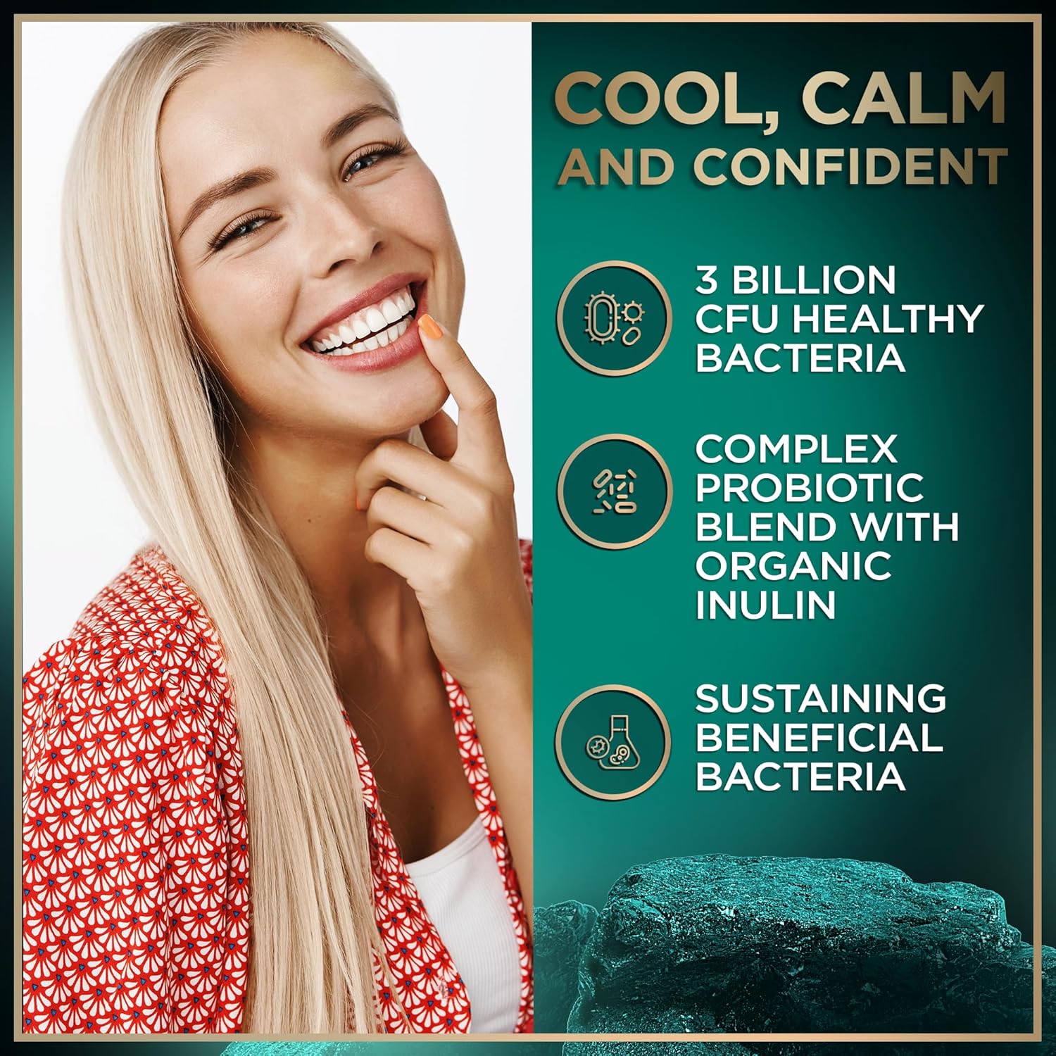 Bundle: WILD FUEL Saffron Extract Supplement with Dental Probiotics for Overall Health
