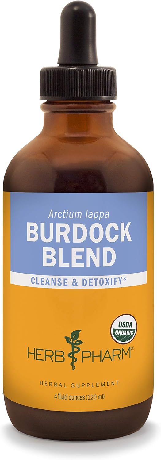 Burdock Blend Liquid Extract for Cleansing & Detox - 4 oz by Herb Pharm