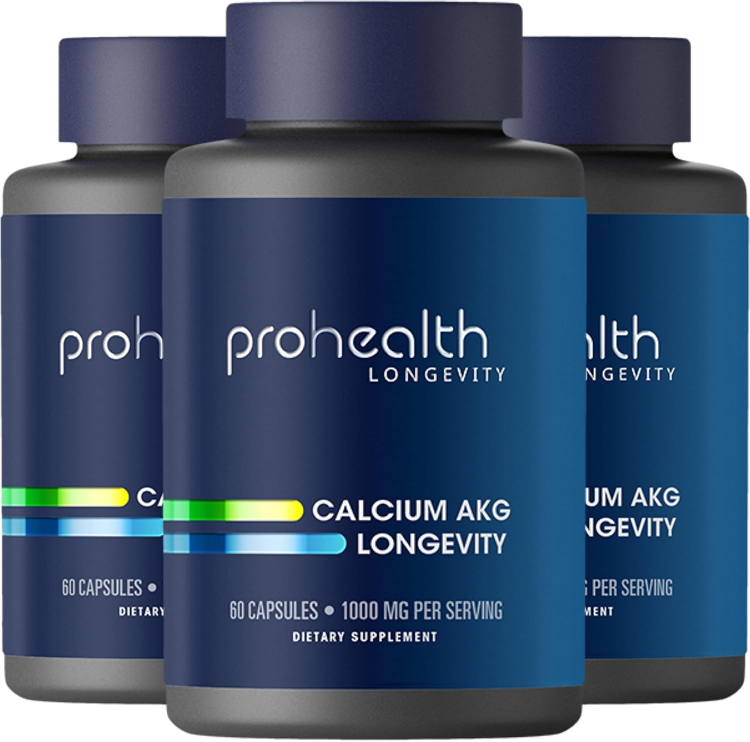 Ca AKG Supplement (Alpha Ketoglutarate) 1,000mg - Supports Energy, Metabolism, and Aging - 180 Capsules (3 Pack)