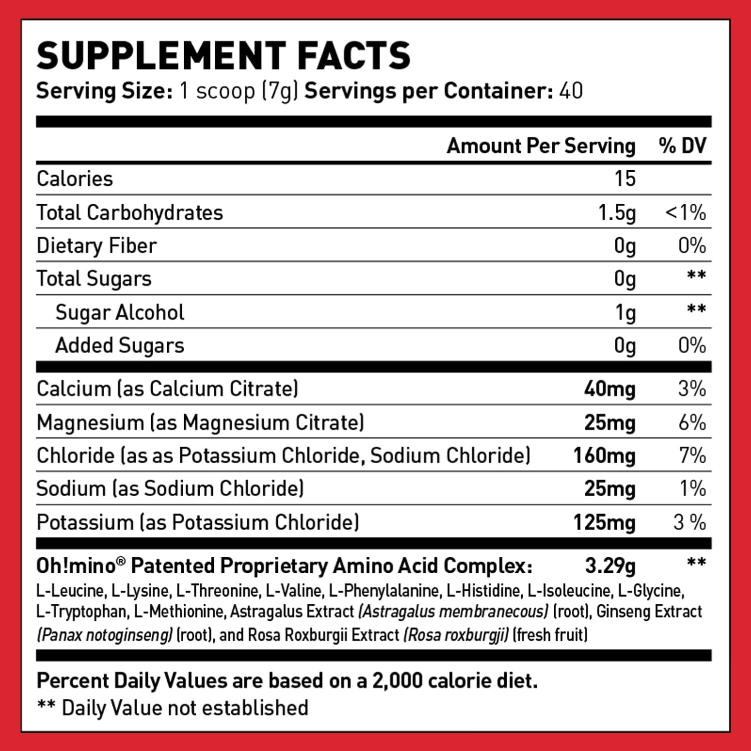 Caffeinated Berry Blast BCAA Amino Acids Powder - Vegan Muscle Gain Supplement for Pre & Post Workout Recovery - Zero Sugar & Net Carbs - 280g, 40 Servings