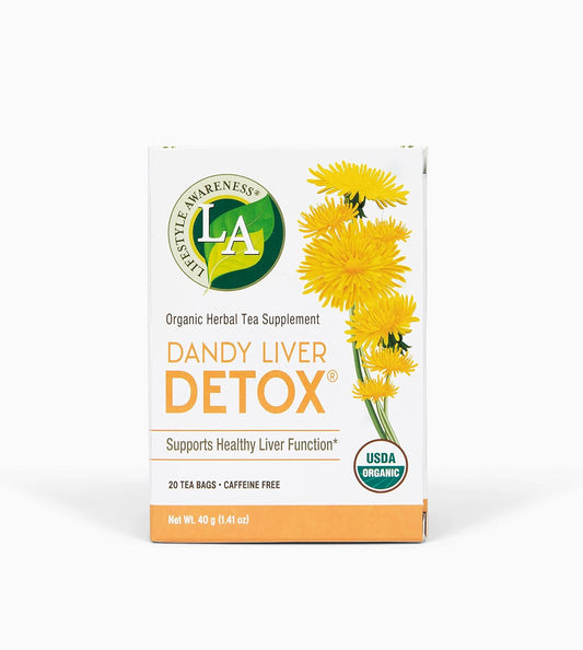 Caffeine-Free Dandy Liver Detox Tea - 20 Count Lifestyle Awareness Tea