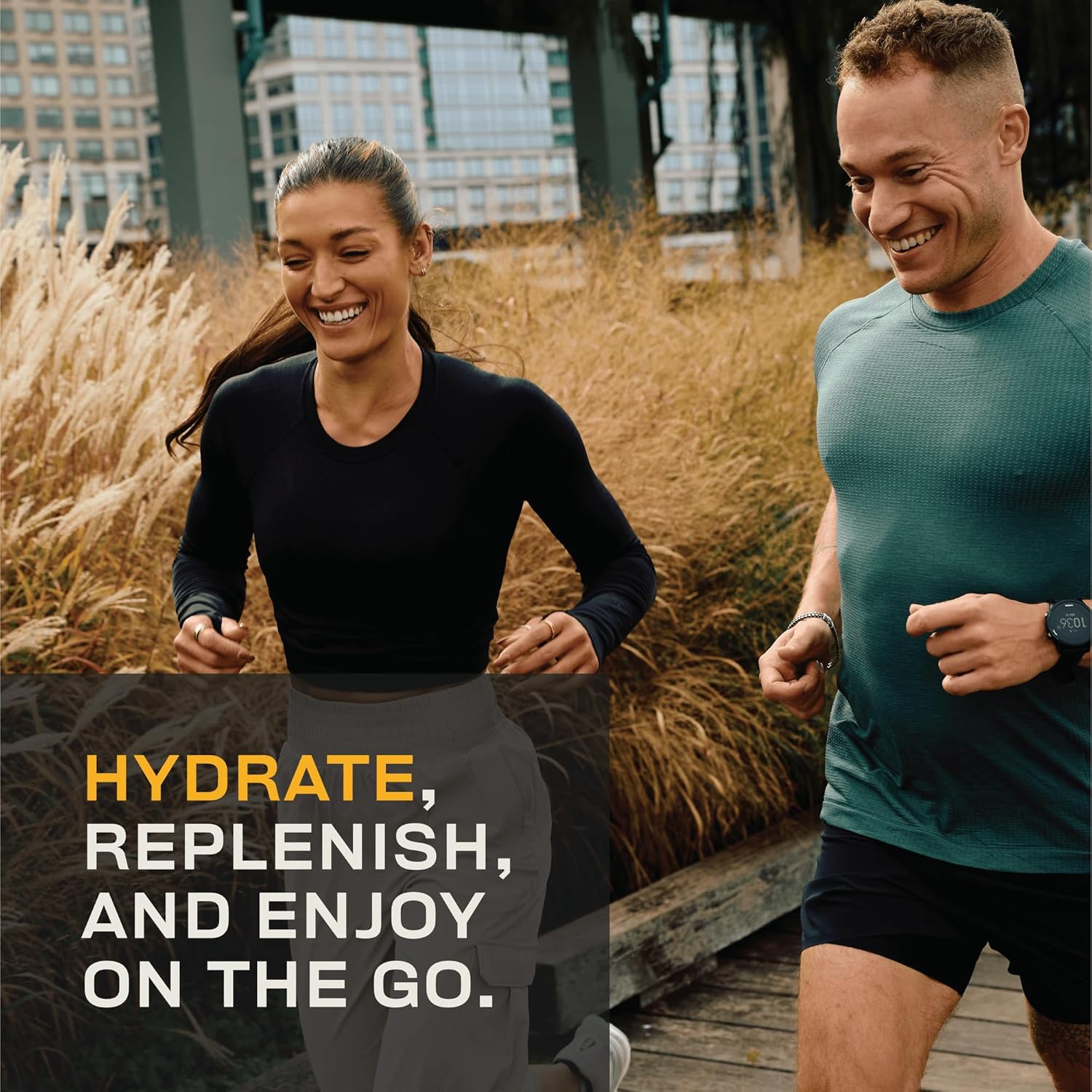 Caffeine-Free Hydration Powder Packets with Electrolytes for Energy Support, Tropical Mango Flavor, 21 Sticks