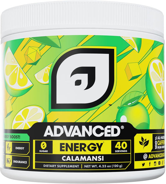Calamansi Advanced Energy Formula with Electrolytes, L-Theanine, Sugar Free, Keto Friendly - 40 Servings for Hydration & Jitter Combat