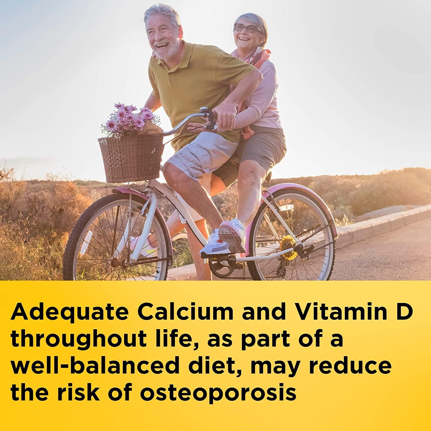 Calcium 750mg with Vitamin D3 & K, 300 Tablets + Free Vitamins & Supplements Guide Book for Stronger Bones