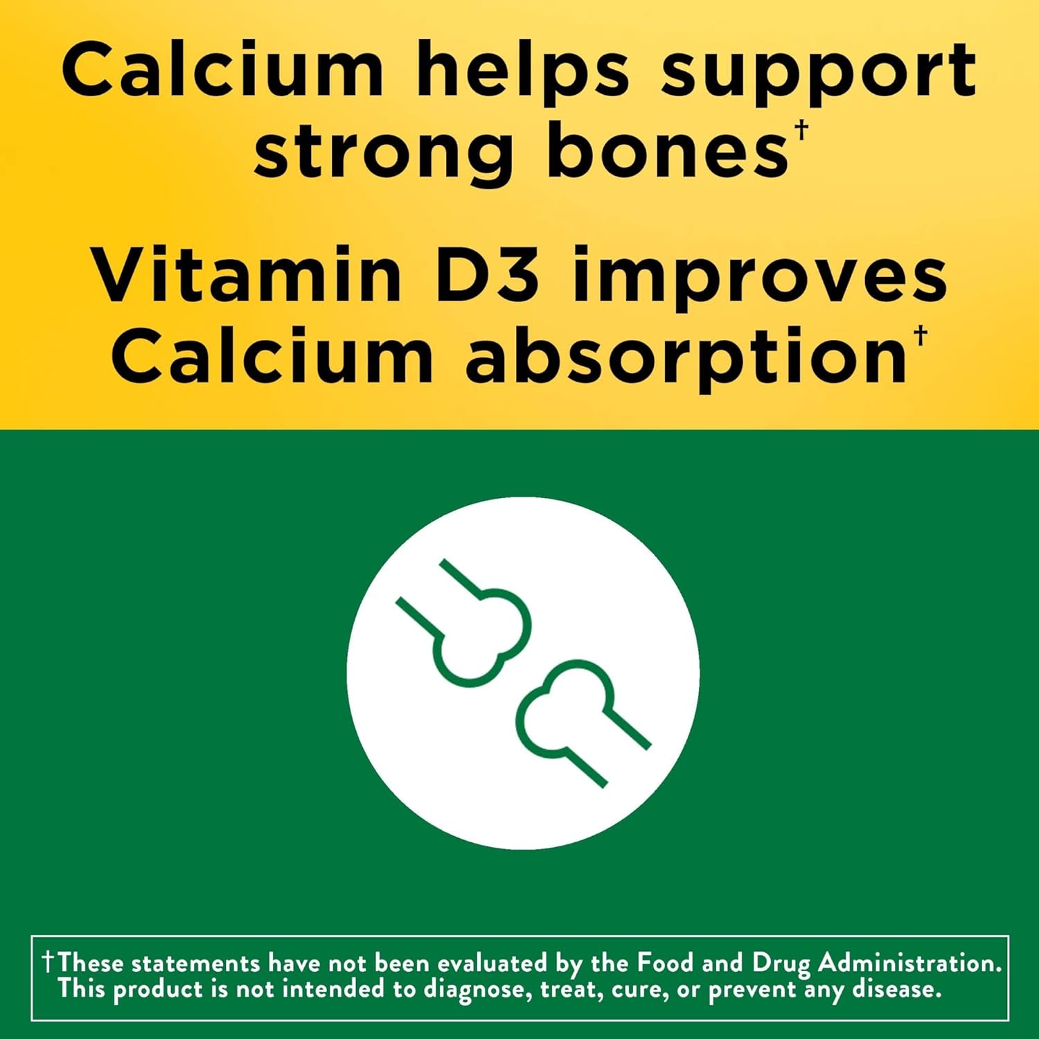 Calcium Gummies with Vitamin D3 for Bone Support - 80 Gummies, 500 mg per Serving, 40 Day Supply