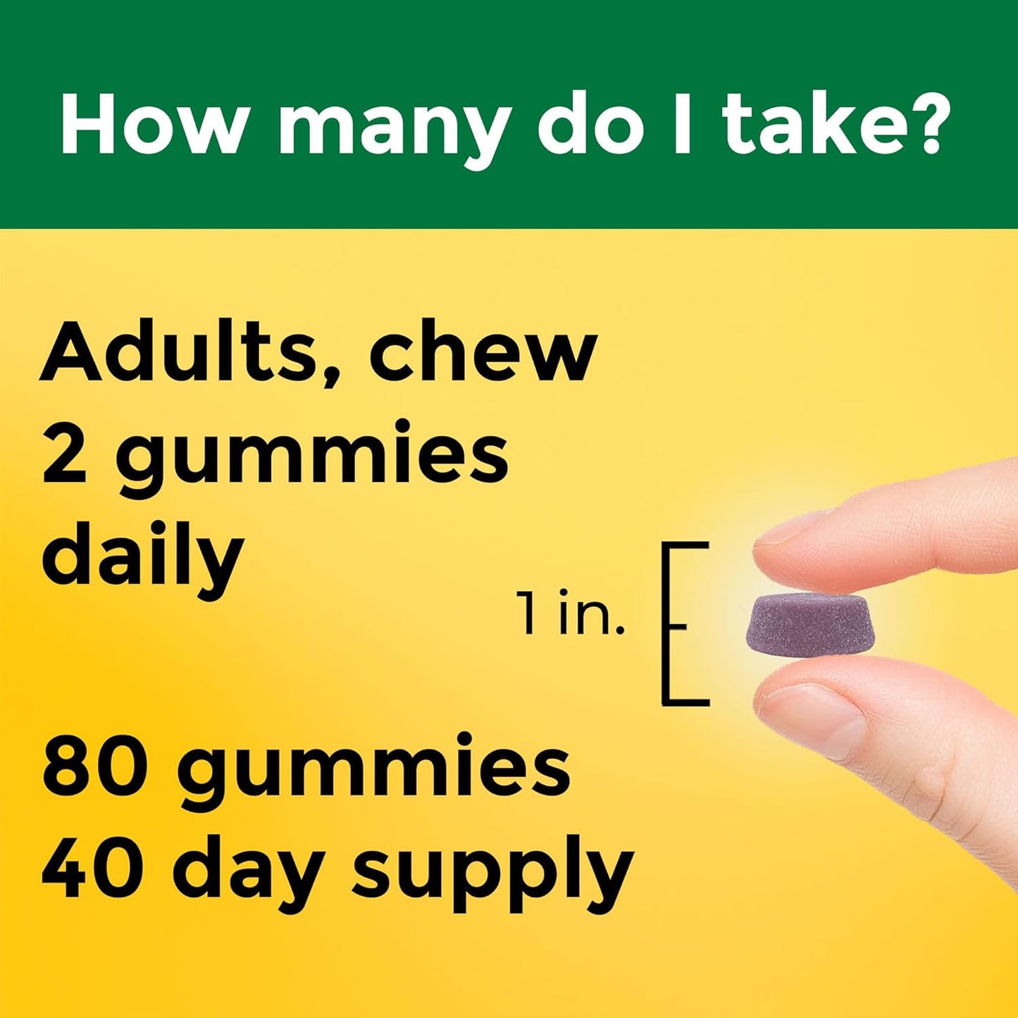 Calcium Gummies with Vitamin D3 for Bone Support - 80 Gummies, 500 mg per Serving, 40 Day Supply