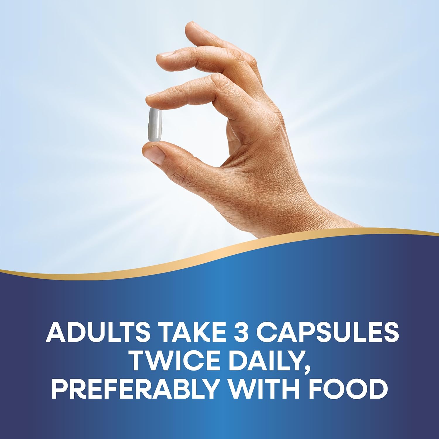 Calcium Magnesium & Vitamin D3 Complex for Healthy Bones, Teeth, and Muscles - 250 Capsules, Gluten Free