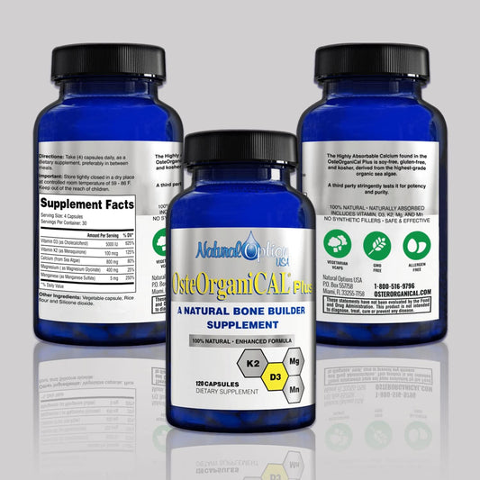 Calcium-Rich OsteOrganiCAL Plus Supplements with 120 Variations for Optimal Bone Health