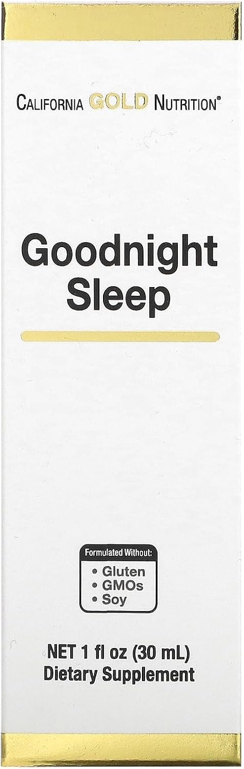California Gold Nutrition Goodnight Sleep Liquid, 1 fl oz (30 ml)