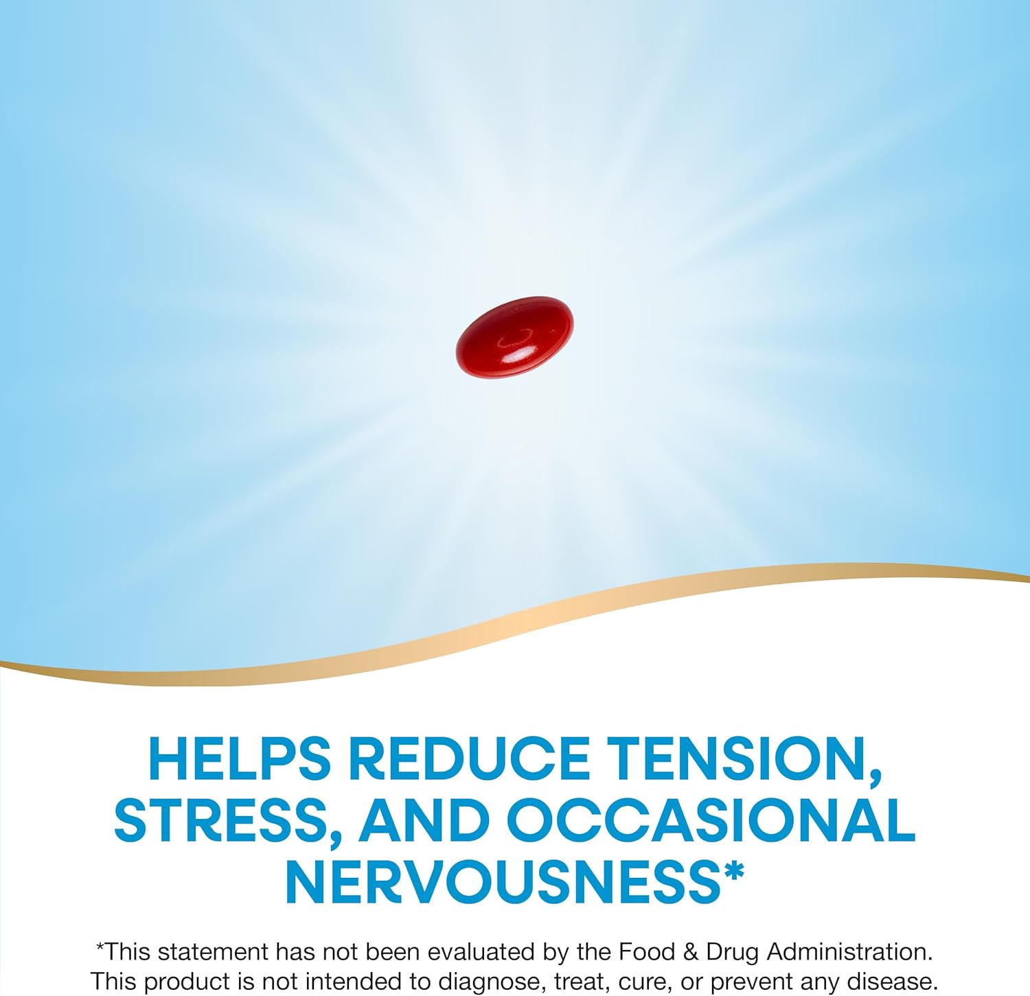 CalmAid Softgels with Silexan Lavender Oil for Stress Relief - Non-Drowsy Formula, 30 Count