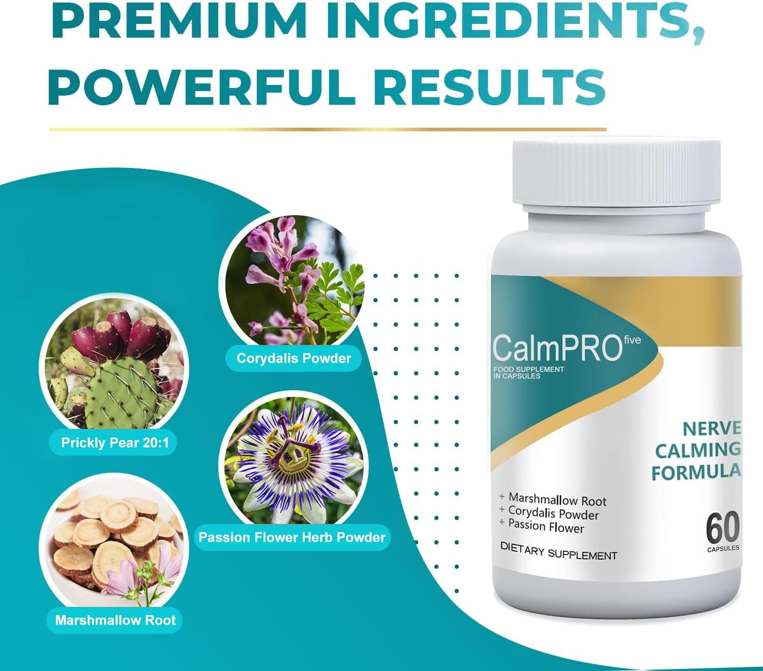 CalmPro5 Nerve Capsules - Sciatic Ease Formula (2 Pack)