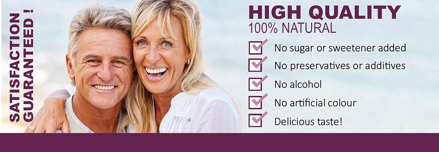 Canadian-made Immunia Elderberry & Wild Blueberry Concentrate for Immune Support - 24 Day Supply - Delicious Natural Taste - 1 Bottle