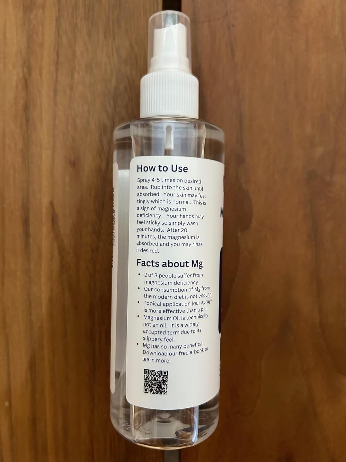 Canadian-made NUVO WELLNESS ESSENTIALS Unscented Magnesium Oil Spray - Regular Strength - 2 Pack of 8oz Bottles - 237 ml x 2
