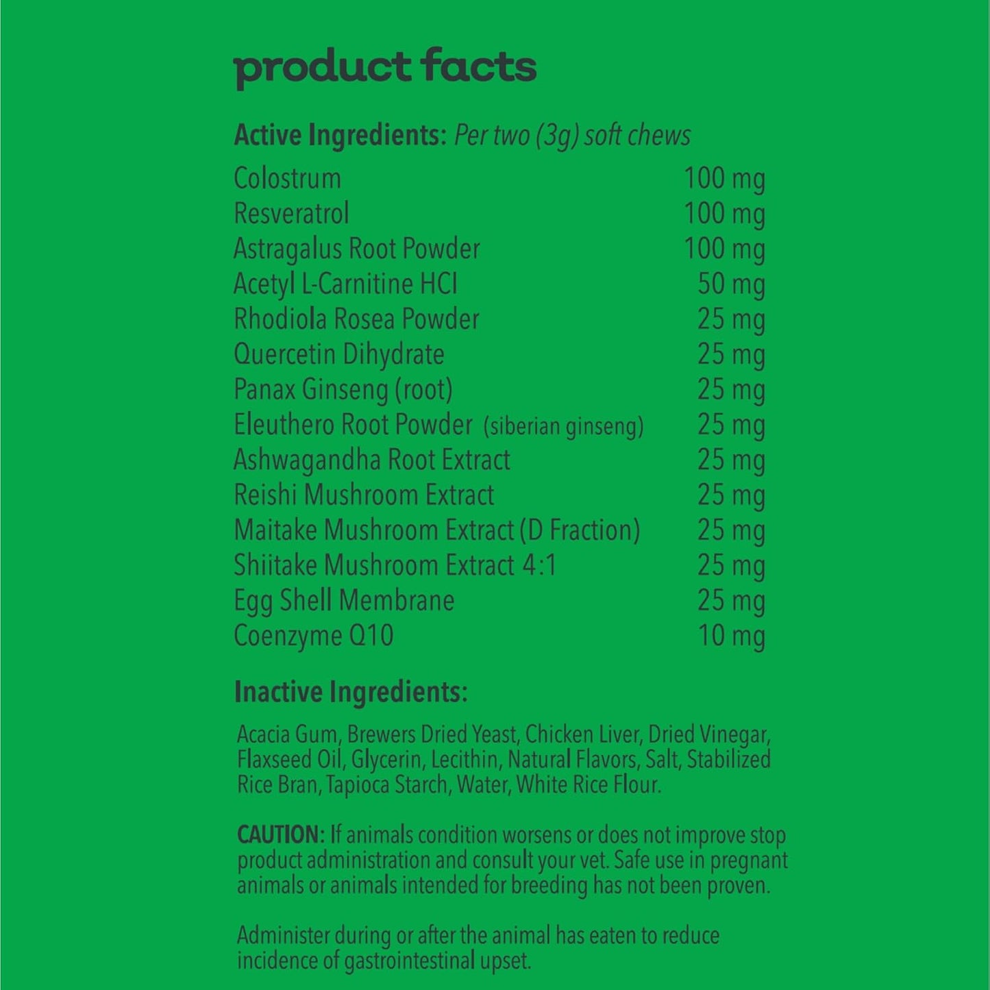 Canine Immune Support Chew - Boosts Immunity & Vitality with Colostrum, Resveratrol, Astragalus, & Medicinal Mushrooms - Daily Supplement for Dogs