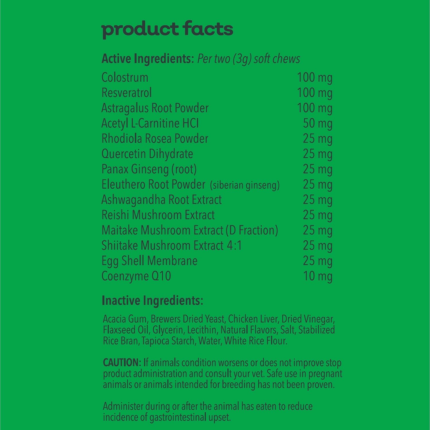 Canine Immune Support Chew - Boosts Immunity & Vitality with Colostrum, Resveratrol, Astragalus, & Medicinal Mushrooms - Daily Supplement for Dogs