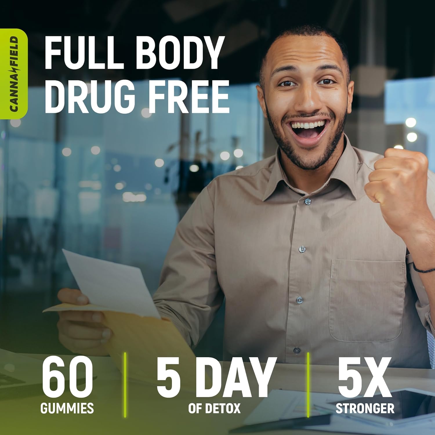 CANNA FIELD Full Body Cleanse Detox Gummies with Milk Thistle for Liver & Gut Cleanse - Plant Based Digestive Health Supplement