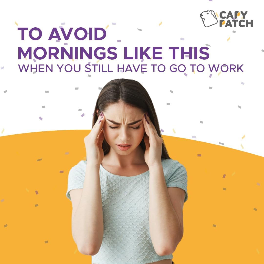 Capy Patch Rescue After Party Patch (30 Pack) - Natural Energy Boost with B12, Vitamin C, Green Tea - Stay Energized for Unforgettable Nights and Productive Mornings