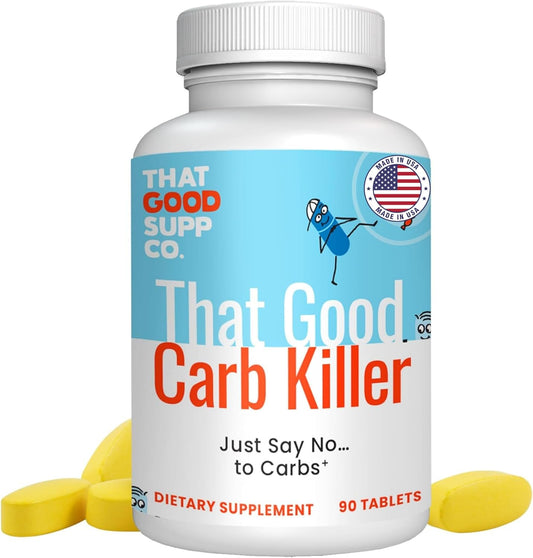 Carb Killer Pills for Weight Maintenance - Appetite Blocker - Sugar & Carb Craving Killer - Keto Friendly Formula - Made in USA by That Good Supp Co