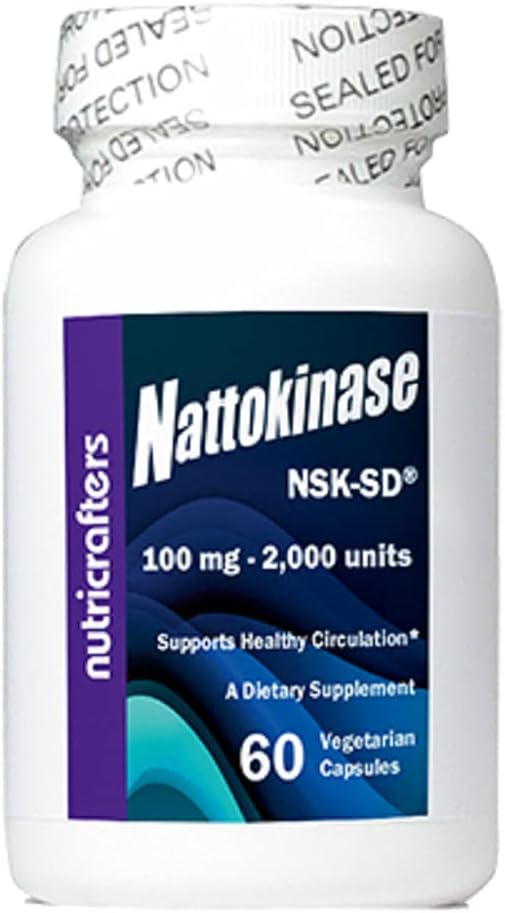 Cardio Health Bundle: NutriCrafters Garlic EDTA & Nattokinase NSK-SD Supplement Pack