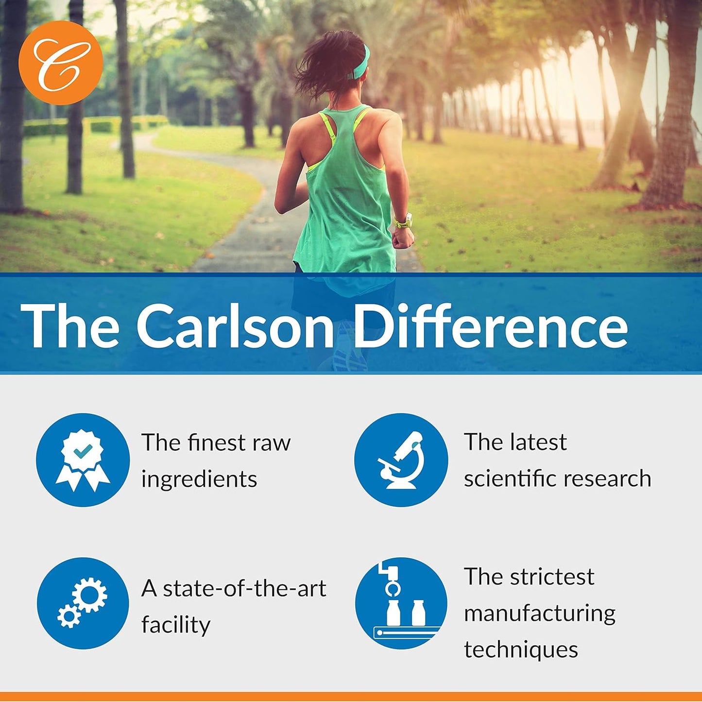 Carlson M-S-M Sulfur Capsules, 1000mg, Enhanced Absorption, Supports Joints, Connective Tissue, Skin - 90 Veg Caps