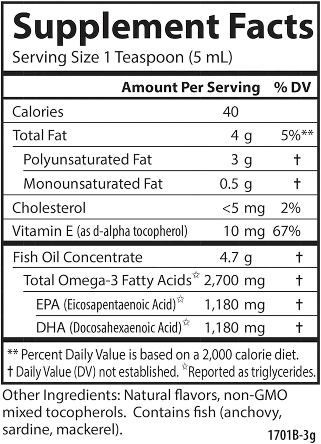 Carlson Med Omega 2,700 mg Norwegian Fish Oil Supplement for Heart, Brain, and Vision Support - Lemon-Lime Flavor - 100 mL