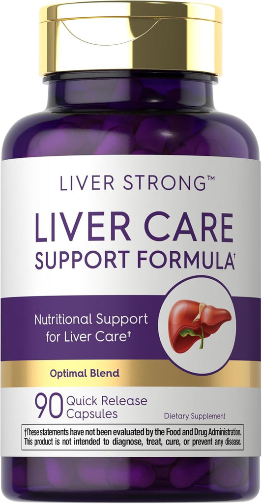 Carlyle Liver Support Capsules with Milk Thistle, Dandelion Root & Artichoke Leaf Extract - 90 Count - Non-GMO & Gluten Free Formula