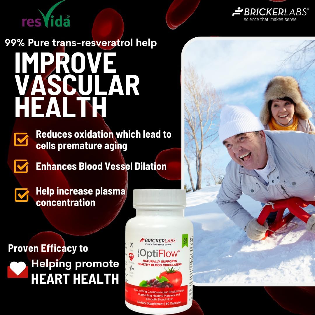 Carniblast Liquid L-Carnitine 3000 mg and Optiflow Blood Flow Supplement Combo, 60 Capsules - Boost Power and Performance
